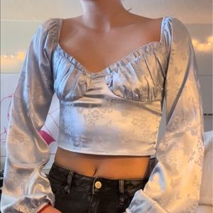Pacsun, Long sleeve satin blouse